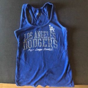 Dodgers racerback tank